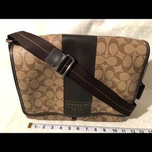 Coach Heritage Map Bag